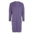 alex long knitted cardigan violet 3638