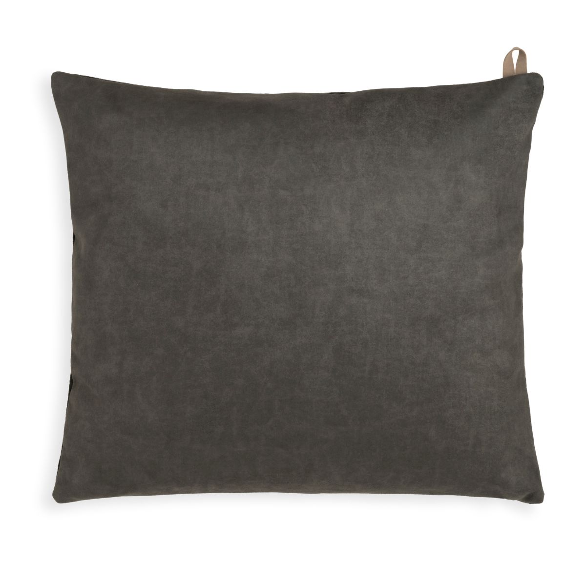 beau cushion dark brown 50x50