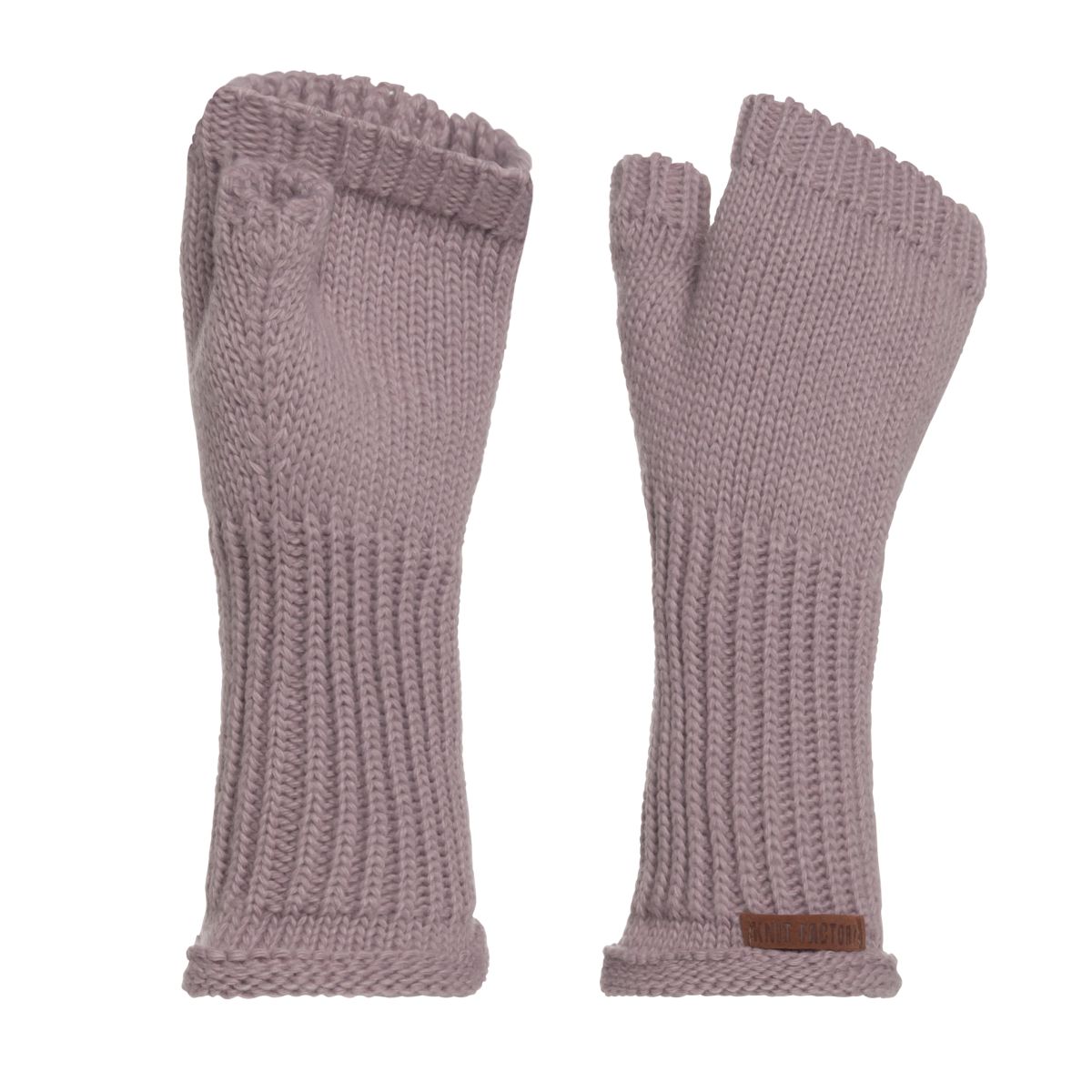 knit factory kf14607503450 cleo handschoenen mauve 1