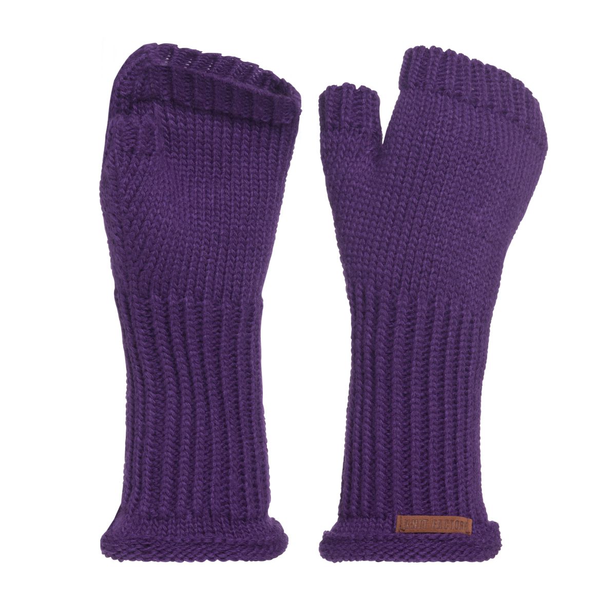 knit factory kf146075123 cleo handschoenen purple 1