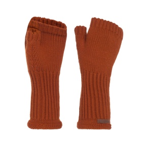 N.Peal Cashmere Vingerloze Handschoenen in het Oranje Dames Accessoires voor voor Handschoenen voor 