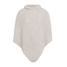 Coco Knitted Poncho Beige