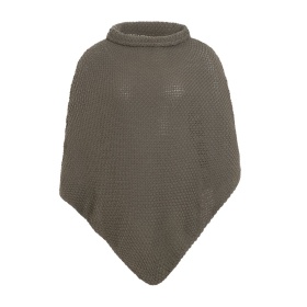 Coco Knitted Poncho Cappuccino