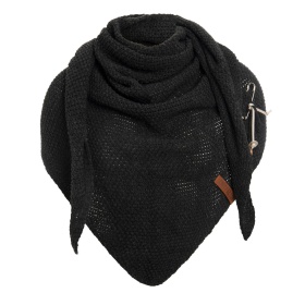 Coco Triangle Scarf Black Melee