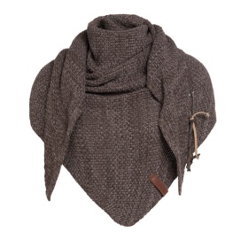 Coco Triangle Scarf Brown/Taupe