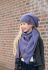 coco triangle scarf junior purple