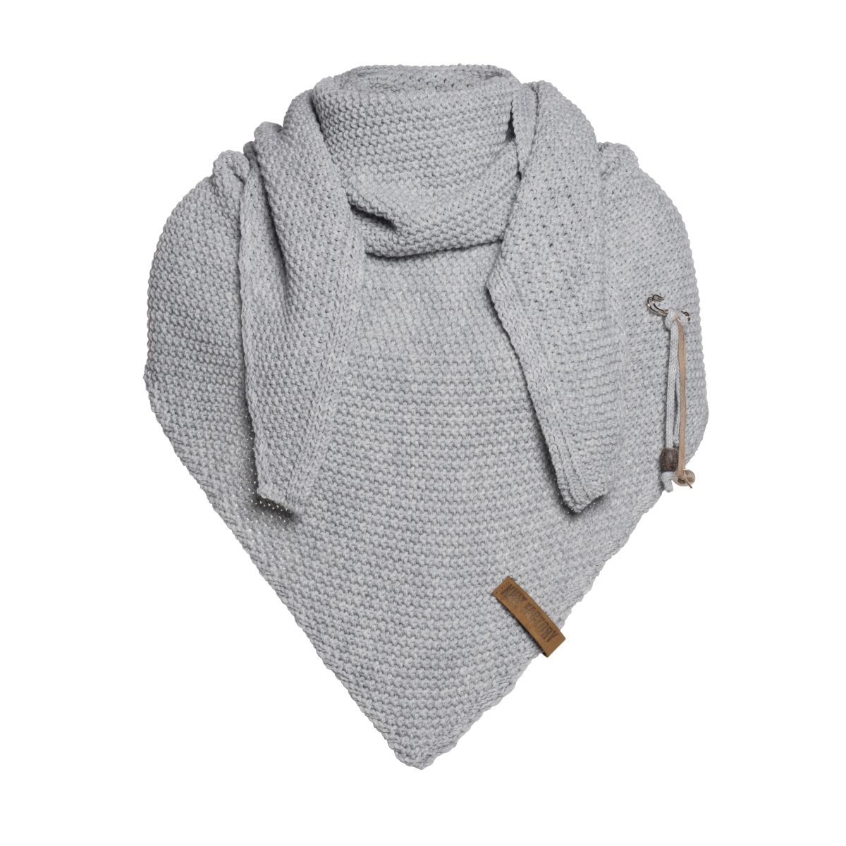 coco triangle scarf light grey