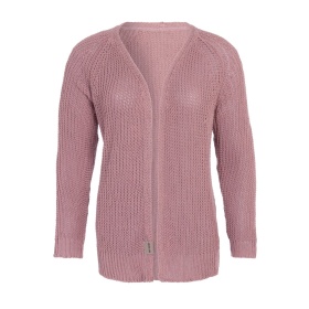 Daisy Short Knitted Cardigan Old Pink - 36/38