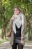 demy triangle scarf anthracite