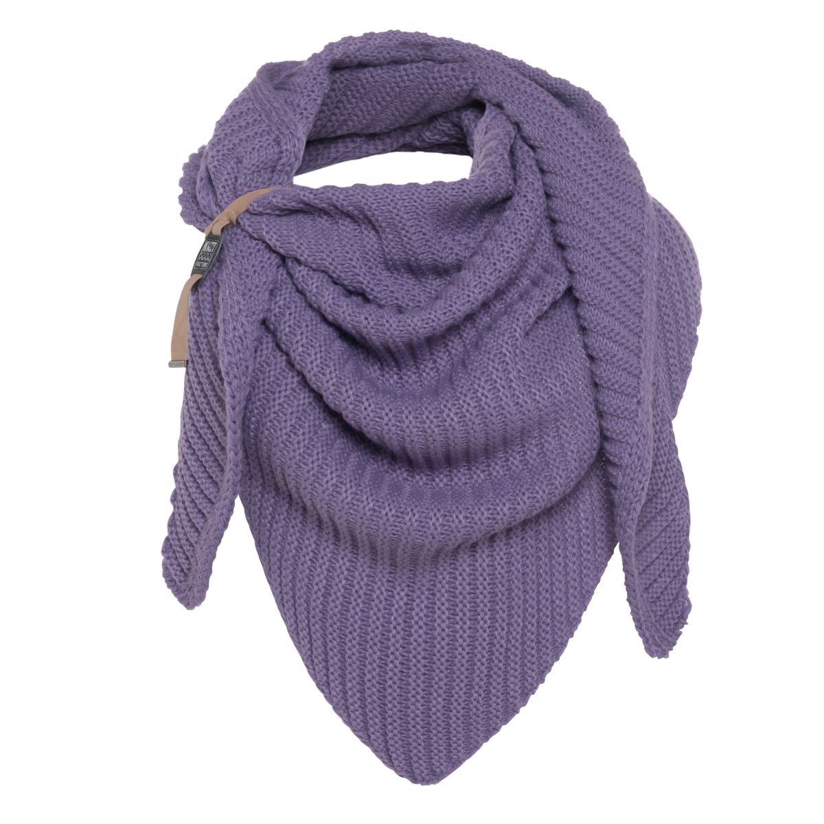 demy triangle scarf violet