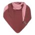 fay triangle scarf stone redpink