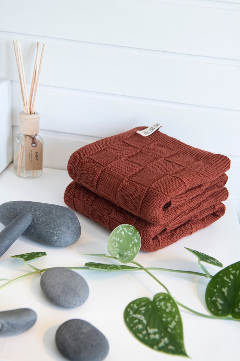 guest towel ivy stone green