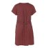 indy casual dress stone red m