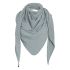 iris triangle scarf indigo