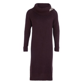 Jamie Knitted Dress Aubergine - 36/38