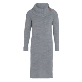 Jamie Knitted Dress Light Grey - 36/38