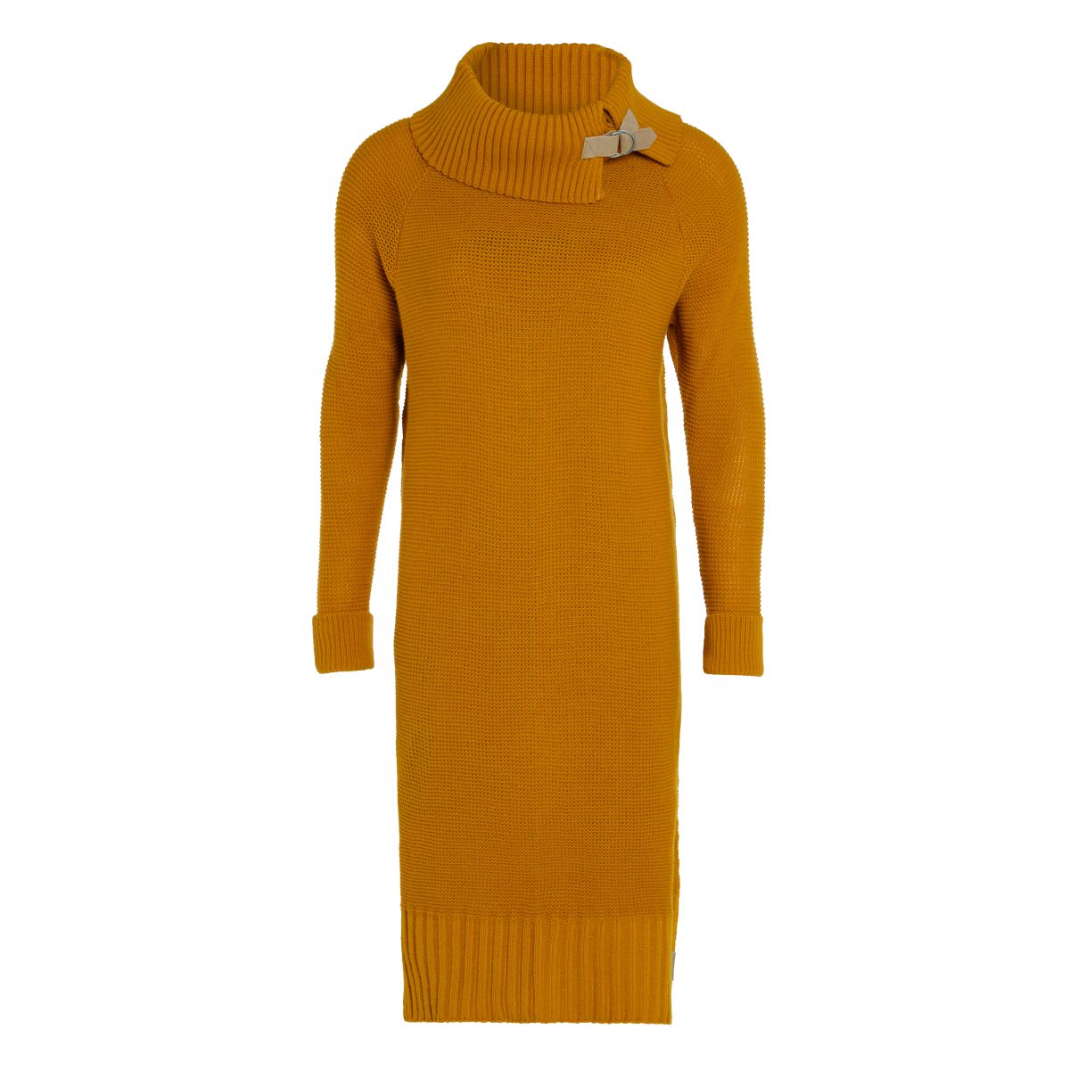 jamie knitted dress ochre 3638