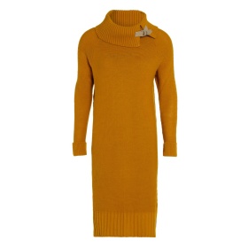 Jamie Knitted Dress Ochre - 36/38