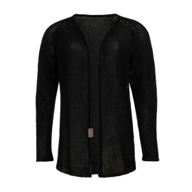 Jasmin Short Knitted Cardigan Black - 36/38
