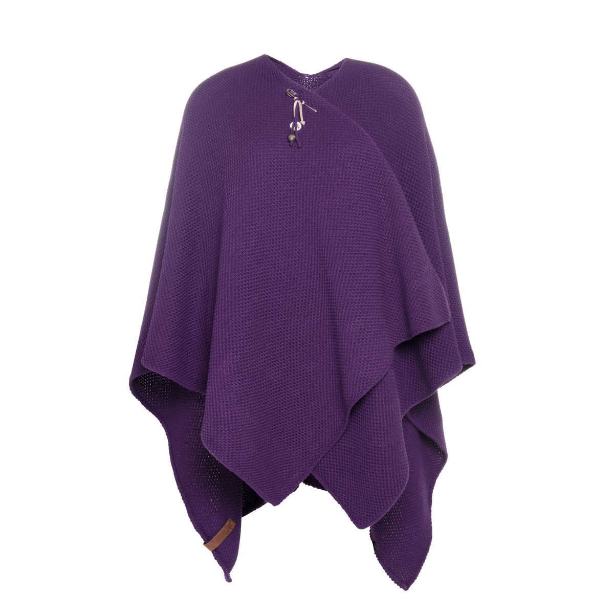knit factory kf123061123 jazz omslagvest purple 1