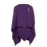 knit factory kf123061123 jazz omslagvest purple 2