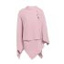 knit factory 1236121 jazz omslagvest roze 2