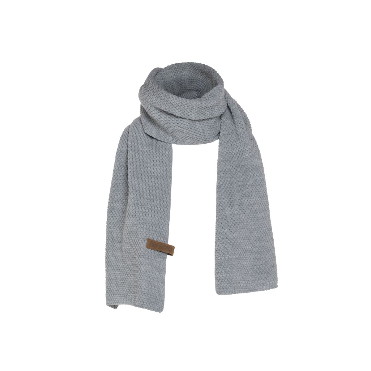 knit factory 1236511 jazz sjaal grijs 1