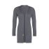 june knitted cardigan med grey 4042