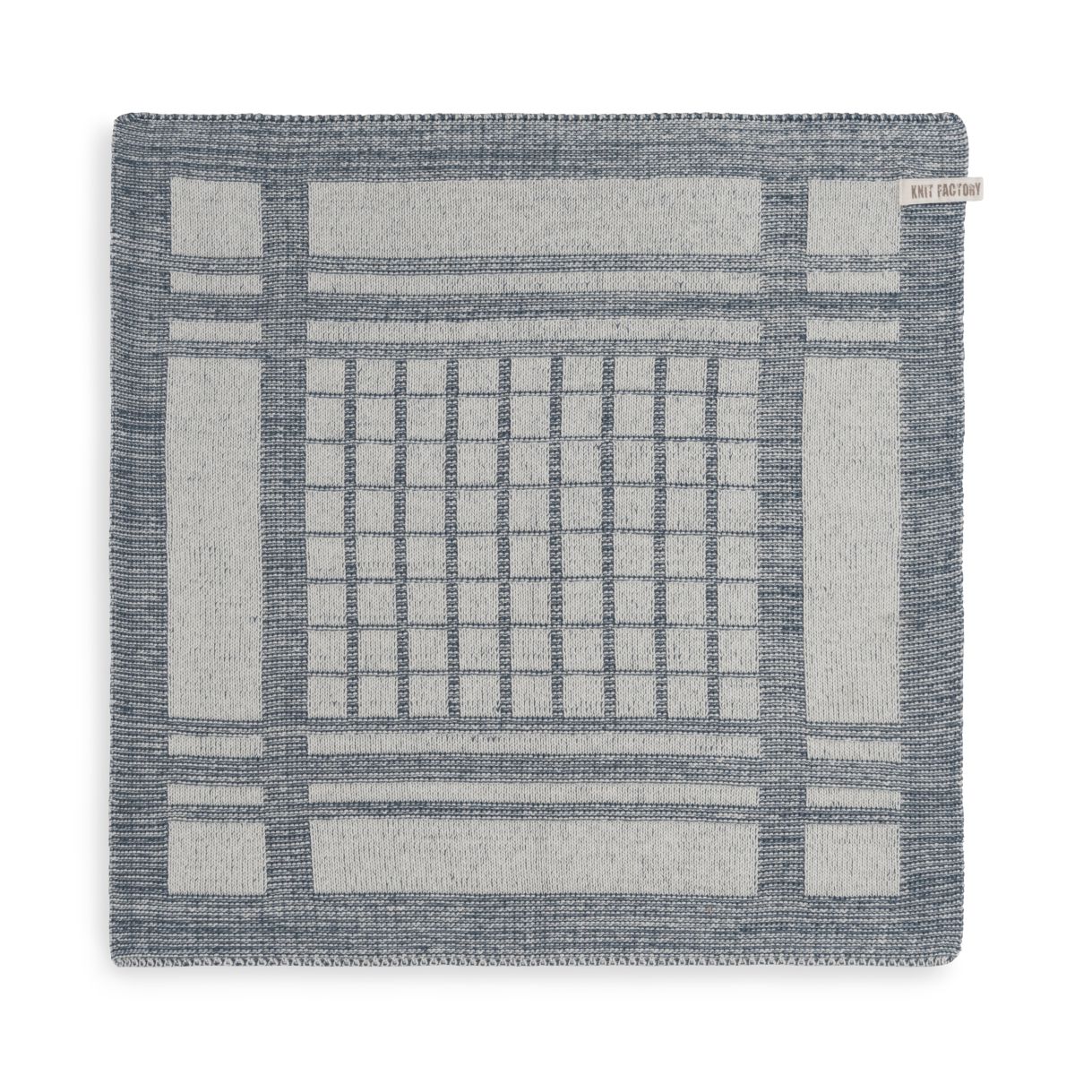 knit factory 2180082 keukendoek emma ecru granit 1