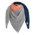 lacey scarf apricot mist