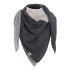 lacey scarf solid grey