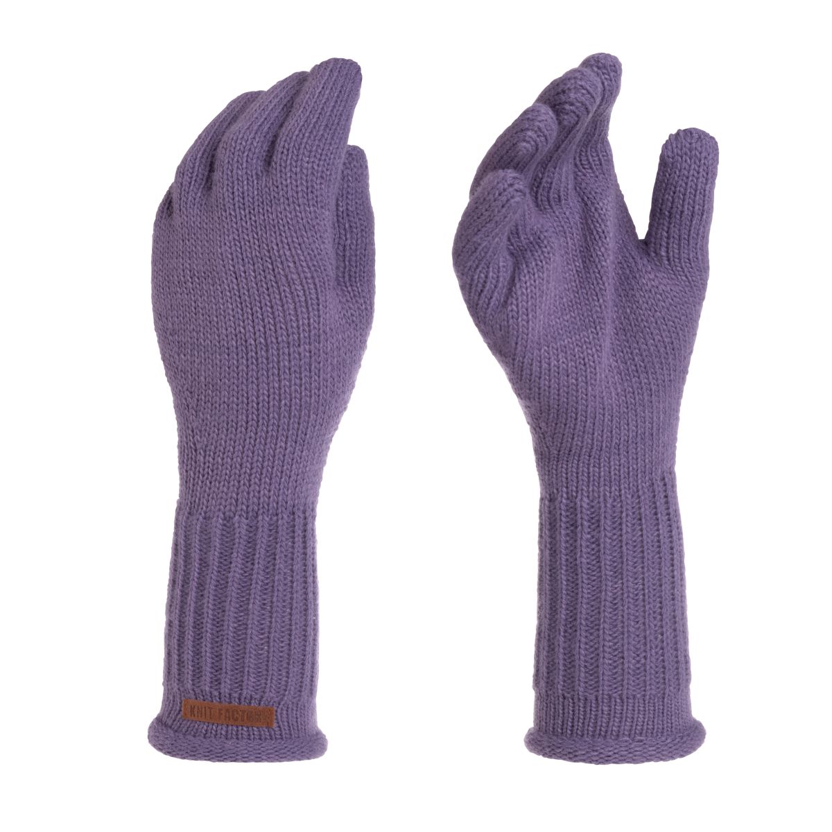 lana gloves violet