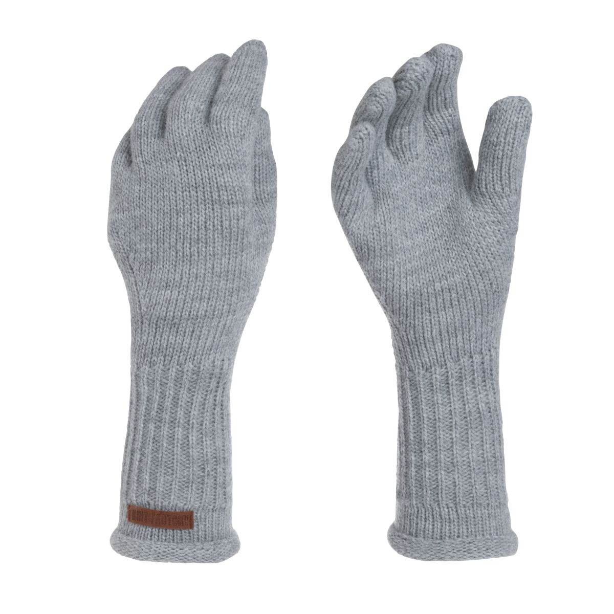 lana handschoenen licht grijs