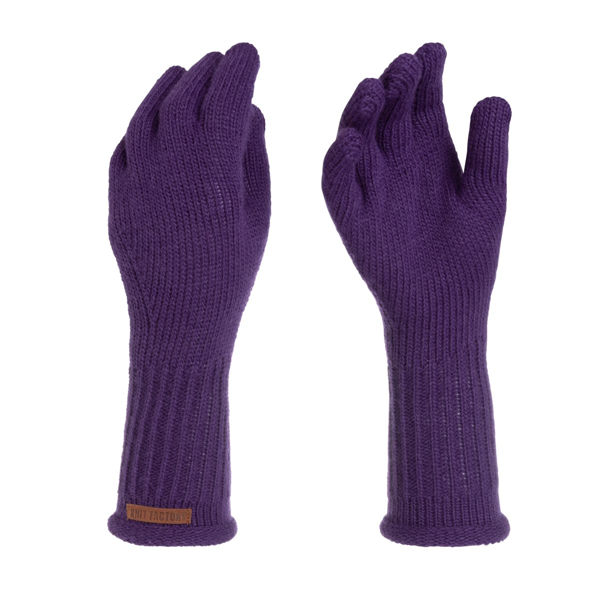 lana handschuhe purple