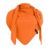 lola triangle scarf orange