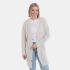 luna knitted cardigan beige 4042 with side pockets
