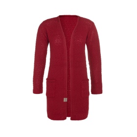 Luna Knitted Cardigan Bordeaux - 40/42 - With side pockets