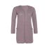 luna knitted cardigan mauve 3638 with side pockets
