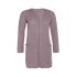 luna knitted cardigan mauve 4042 with side pockets