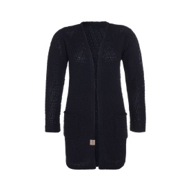Luna Knitted Cardigan Navy - 36/38 - With side pockets
