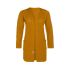 luna knitted cardigan ochre 3638 with side pockets