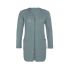 luna knitted cardigan stone green 4042 with side pockets