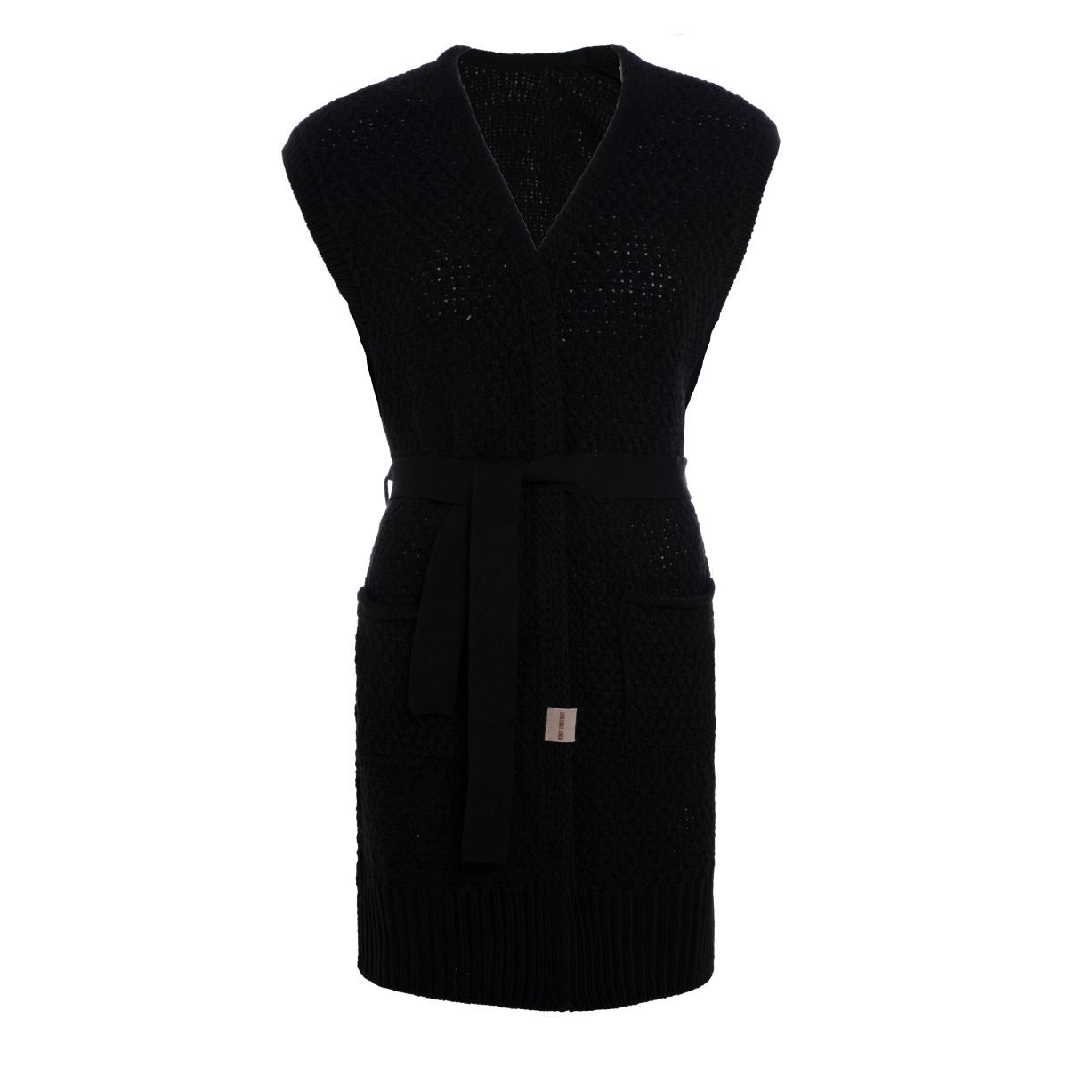 luna knitted vest black 4042