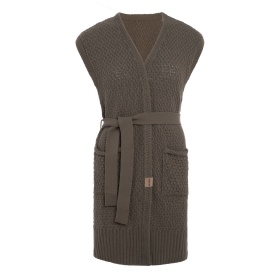 Luna Knitted Vest Cappuccino - 36/38