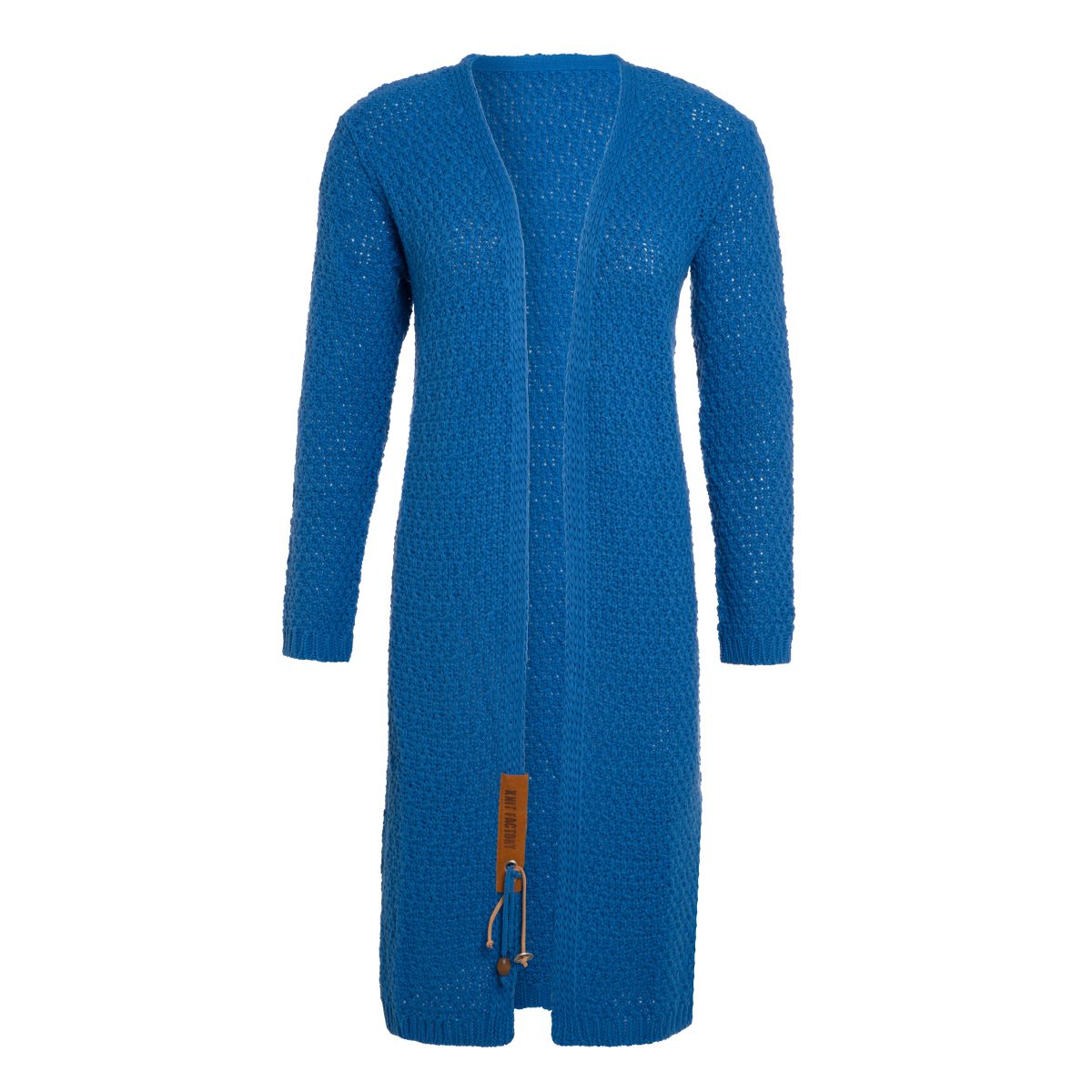 luna long knitted cardigan cobalt 4042