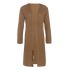 luna long knitted cardigan new camel 3638