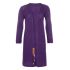 luna long knitted cardigan purple 4042