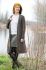luna long knittted cardigan iced clay 3638