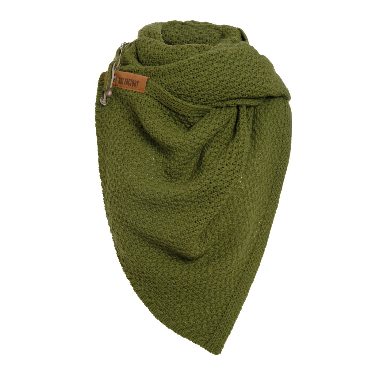 luna scarf moss green