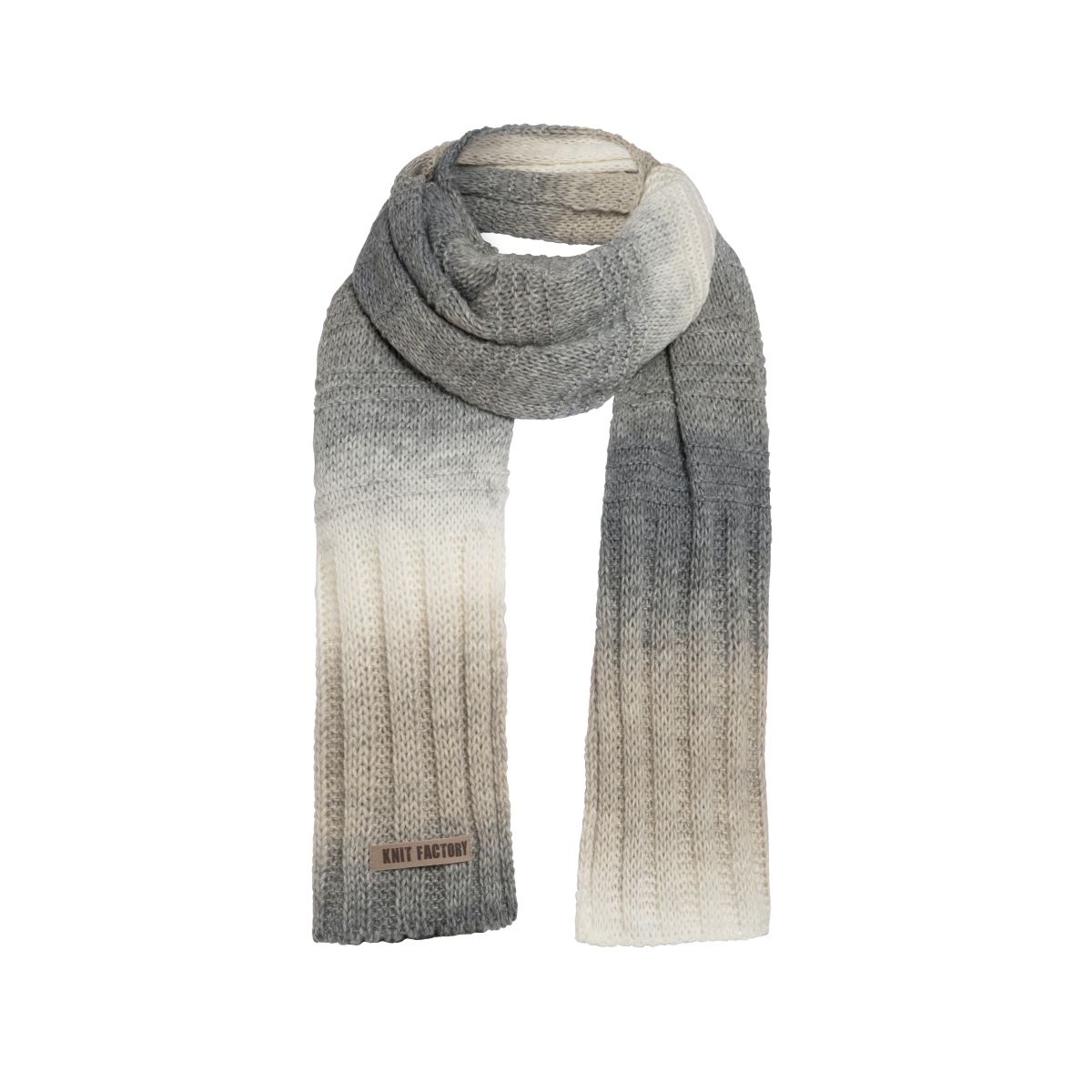 mace scarf light greybeige